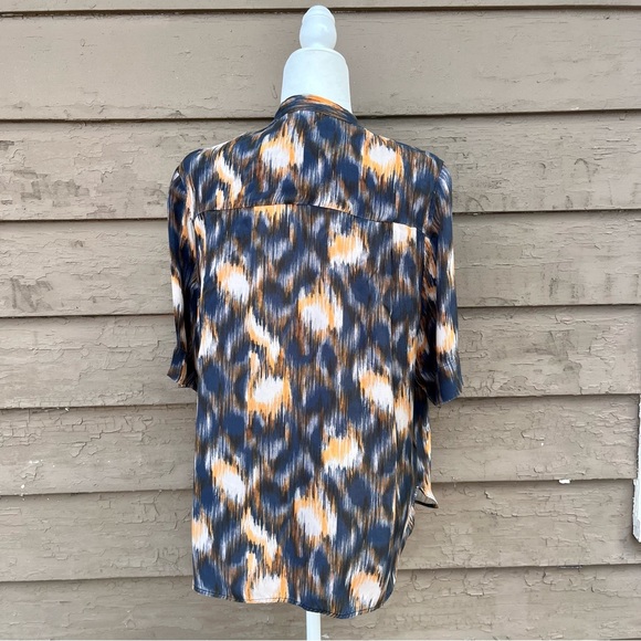 COS abstract button down blouse - Picture 4 of 5